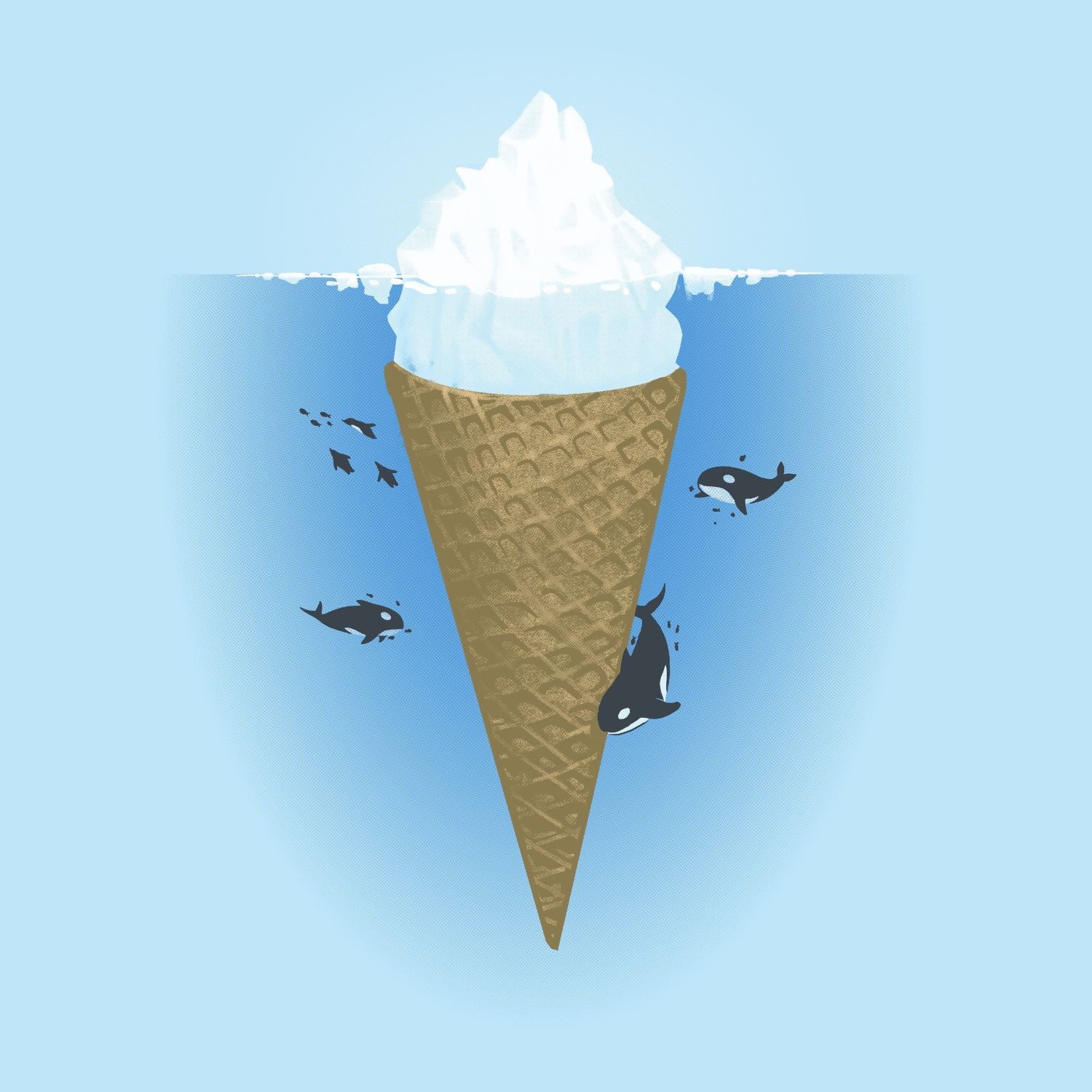Hidden Part of Icebergs