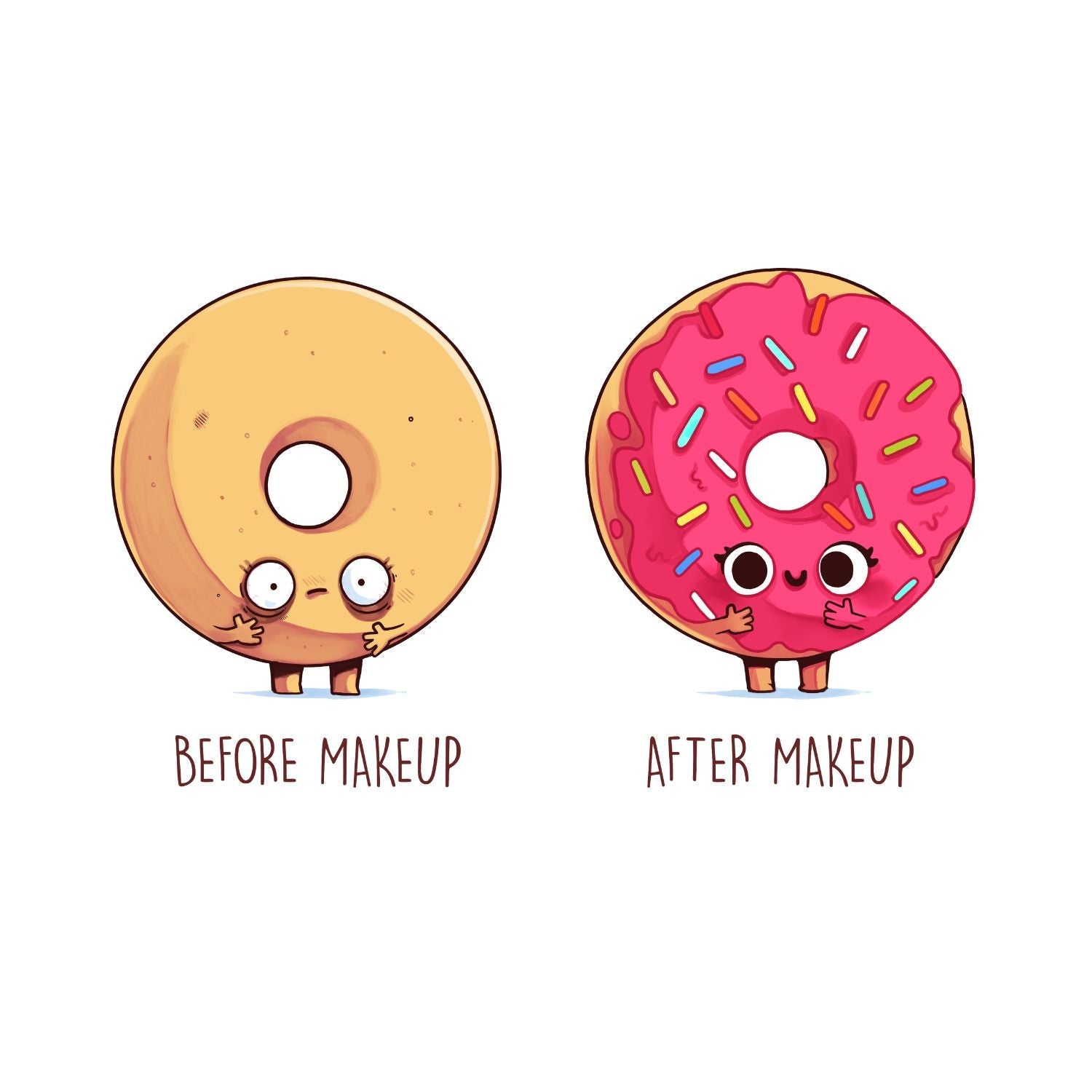 Before After Makeup