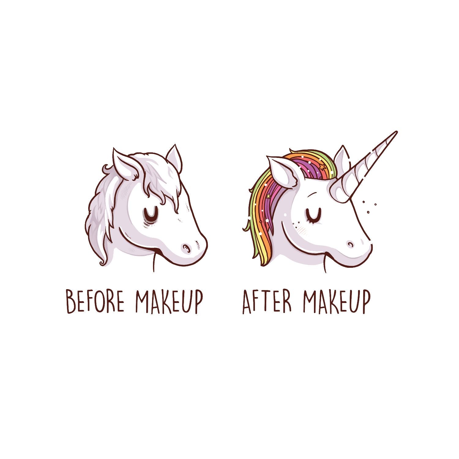 Before After Makeup