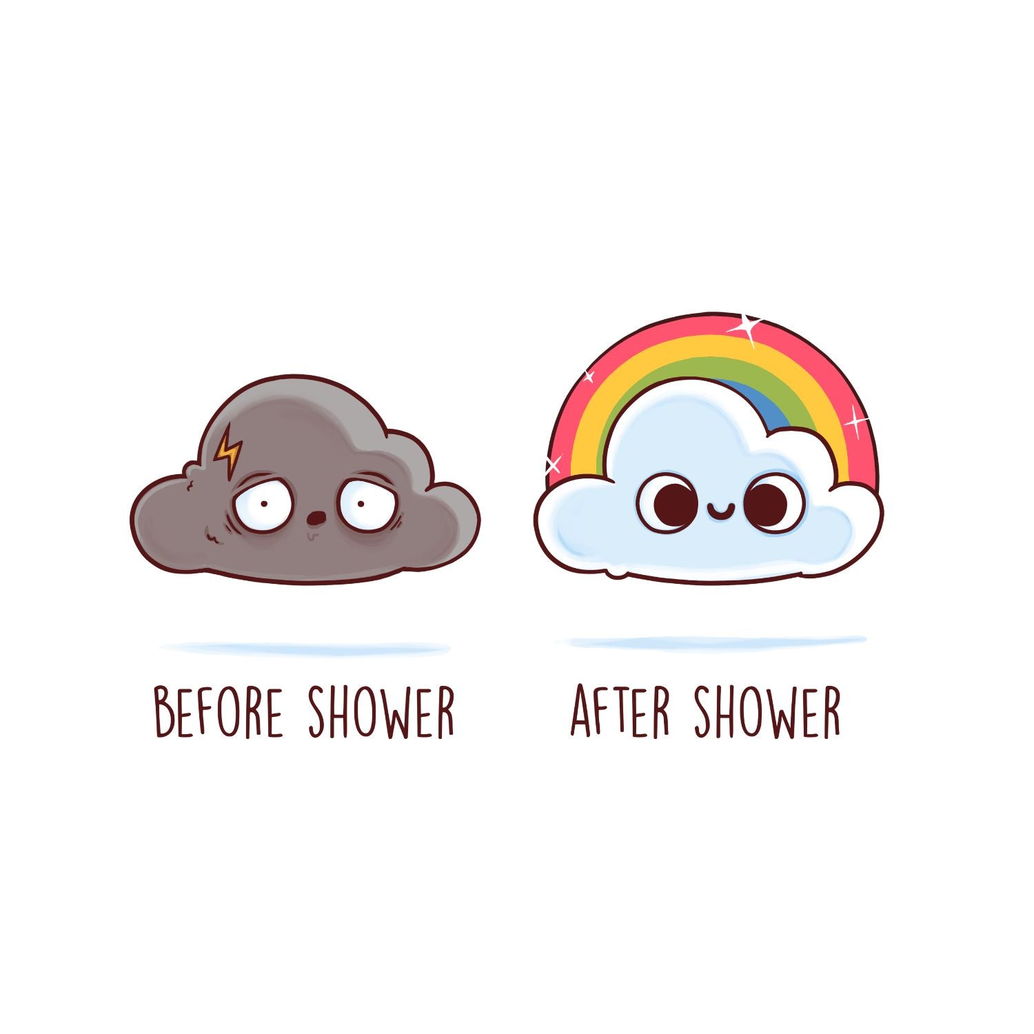 Before After Shower