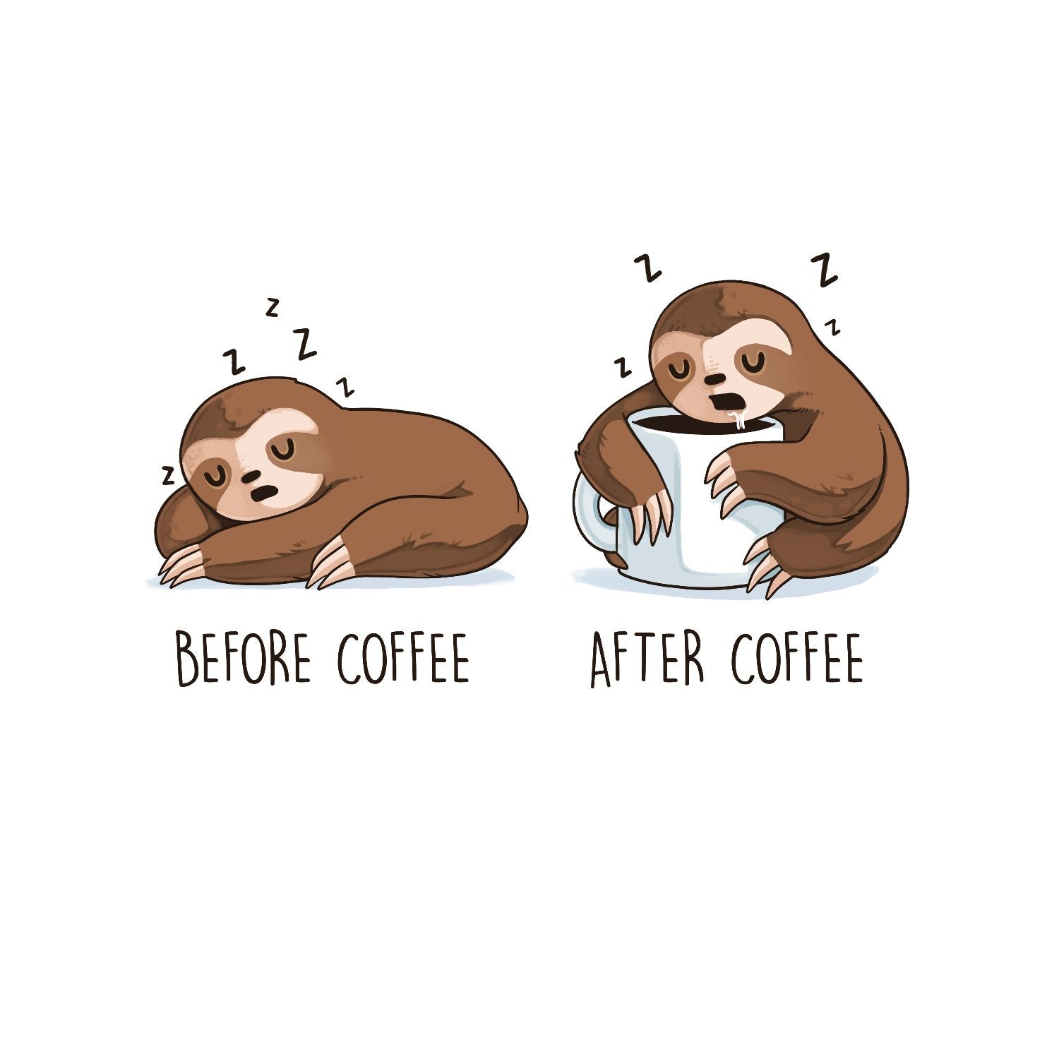 Before After Coffee