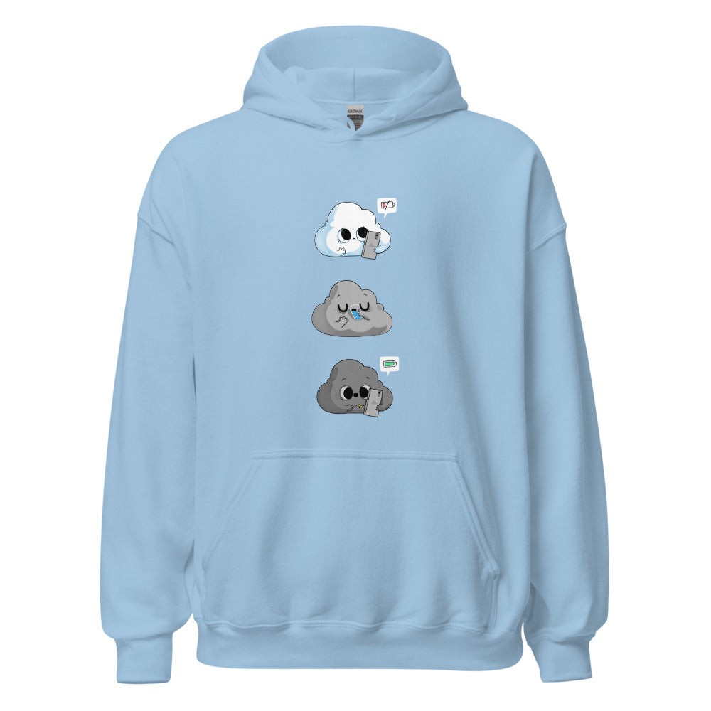 hoodie - Light Blue