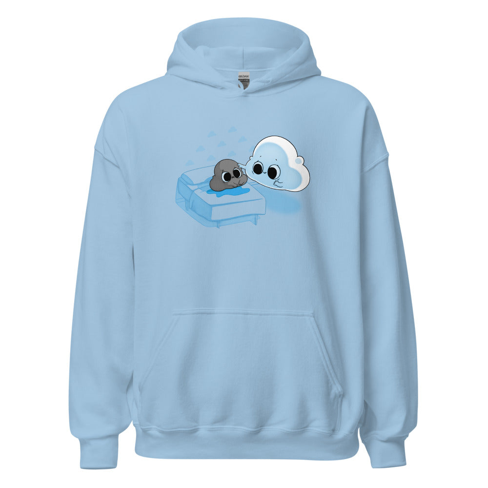 hoodie - Light Blue