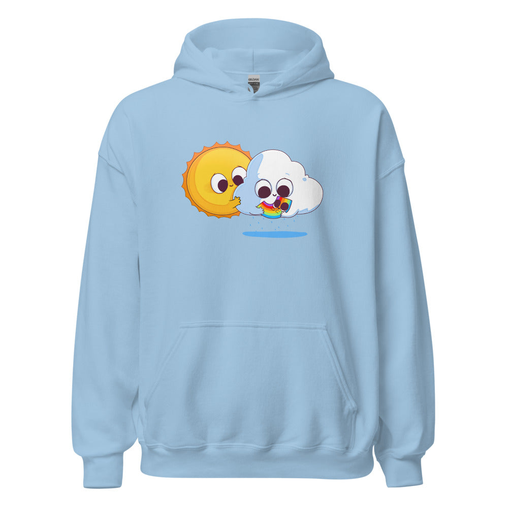 hoodie - Light Blue