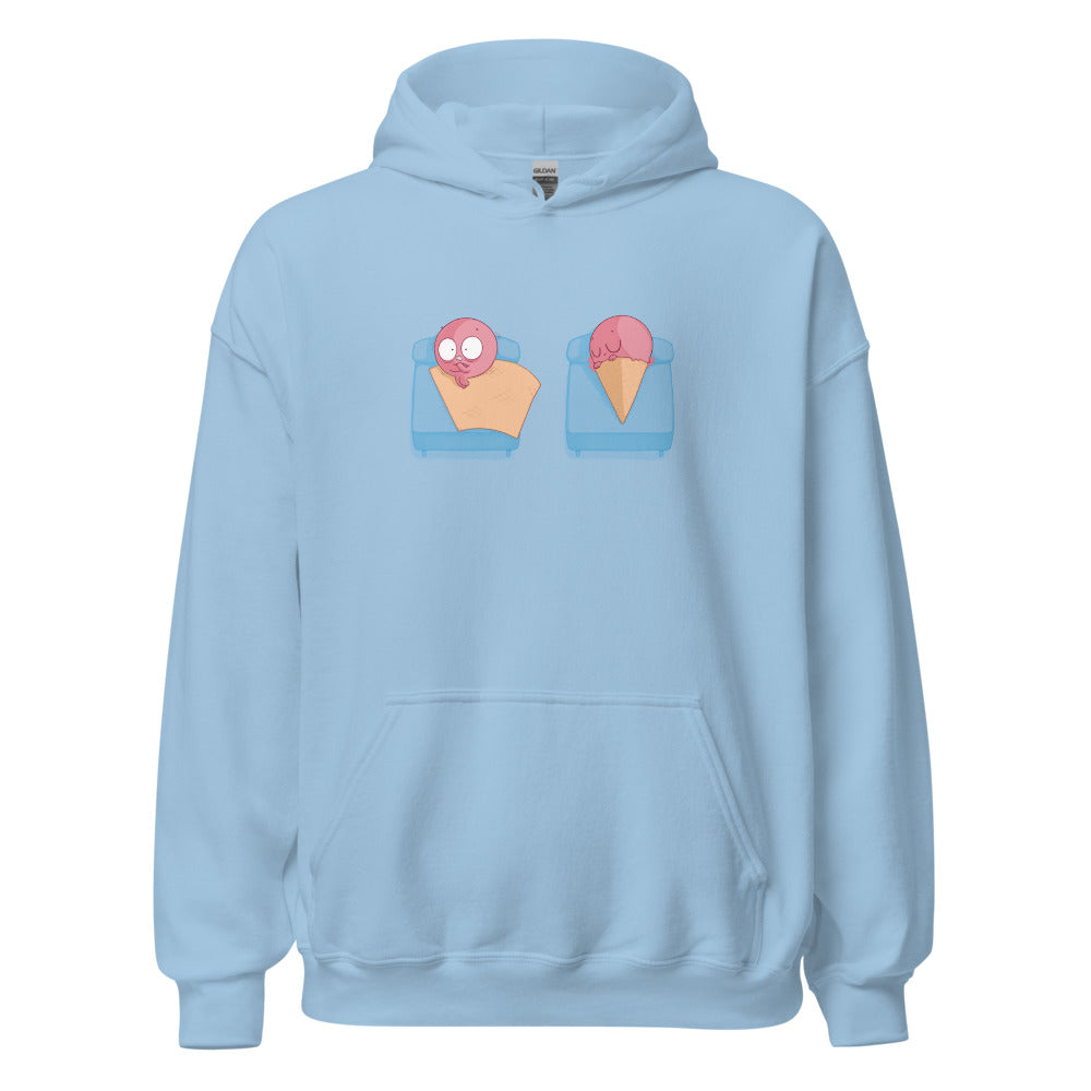 hoodie - Light Blue